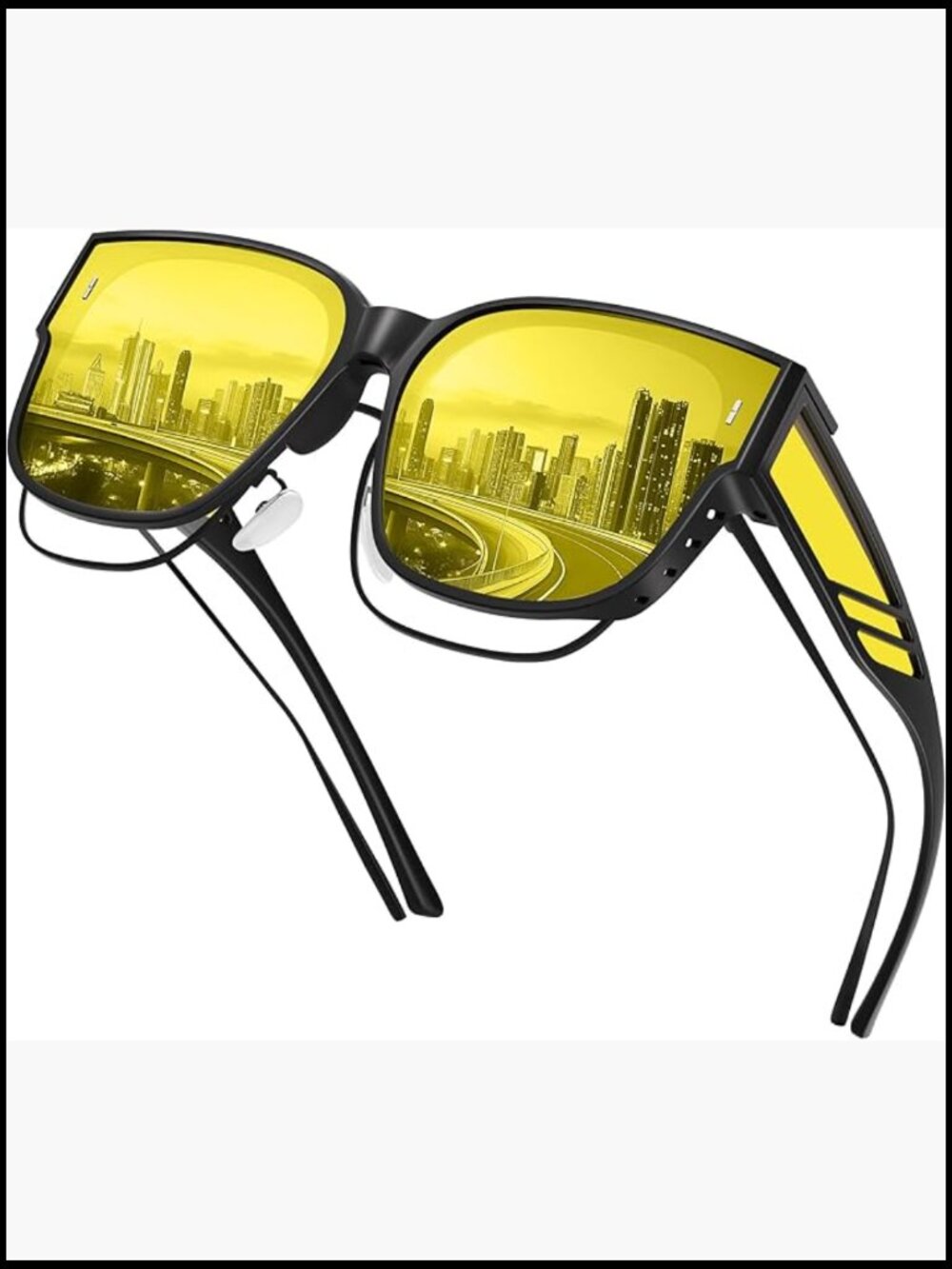 Polarized Fit Over Glasses With Hd Anti Glare For Night Driving